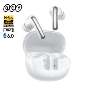 QCY MeloBuds N60 BH25HT19A 무선 블루투스 6.0 이어폰 베이스 부스트 LDAC 고해상도 오디오 이어버드 -56dB 하이브리드 ANC 45시간 사용 헤드폰