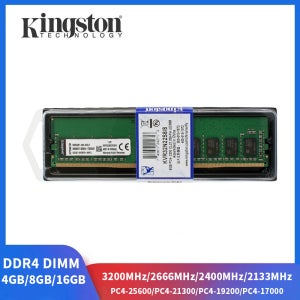 Kingston DDR4 RAM, 32GB, 16GB, 8GB, 4GB 메모리, 3200MHz 2666 2400, 2133MHz 데스크탑 RAM, 1.2V 288 핀 DIMM PC