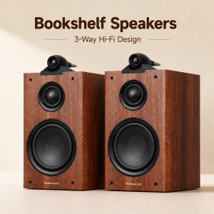 6.5 인치 스피커 3 웨이 패시브 북쉘프 스피커 120W HiFi 발열 모니터 오디오 6ohm 홈 시어터 스피커 사운드 박스 NS-Q3
