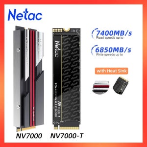 Netac NVMe M.2 SSD 1TB 2TB 4TB PCIe 4.0 M.2 2280 NVMe DRAM 캐시 내장형 솔리드 스테이트 드라이브 (데스크탑, 노트북, PS5, PC 