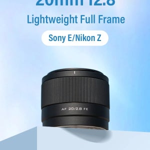 VILTROX 20mm F2.8 50mm f2 에어 카메라 렌즈 풀프레임 초광각 자동 초점 VLOG 렌즈 (소니, 니콘 카메라용)