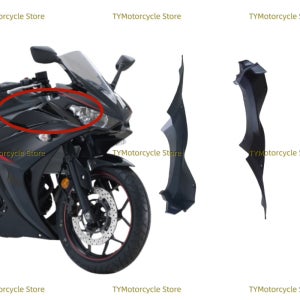 오토바이 부품 에어 대시 사이드 흡기 튜브 내부 커버 패널 페어링 Fit For YAMAHA YZF-R25 YZF-R3 YZFR3 YZFR25 2013 2014-2018