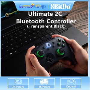 8BitDo Ultimate 2C 무선 컨트롤러 윈도우 PC 및 안드로이드용, 1000Hz 폴링 레이트, 홀 이펙트 조이스틱 및 트리거