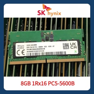 SK하이닉스 8GB 1Rx16 PC5-5600B DDR5 5600MHz SO-DIMM RAM 정품 노트북 메모리