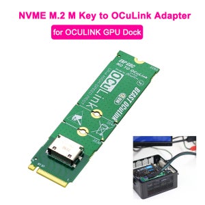 OCULINK GPU 도크용 OCuLink 어댑터, NVME M.2 M 키, 미니 PC 노트북-외장 그래픽 카드 고속 변환기