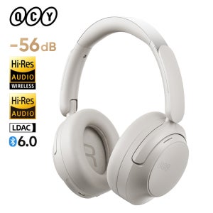 QCY H3S -56dB 어댑티브 ANC 오버이어 헤드폰 하이 레졸루션 LDAC 공간 음향 무선 이어폰 블루투스 6.0 듀얼 드라이버 102H 헤드셋