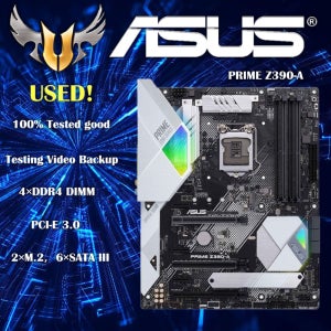 ASUS PRIME Z390-A LGA 1151 ATX 64GB DDR4 ATX 데스크탑 게이밍 마더보드