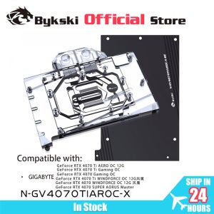 GIGABYTE RTX 4070Ti/4070 SUPER AORUS Master Gaming OC/AERO OC 12G 비디오 카드 수냉식 N-GV4070TIAROC-X용 Byksk