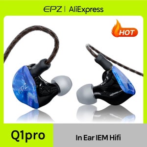 EPZ Q1 Pro 윤수일란 이어폰 유선 HIFI 베이스 이어버드 IEM 인이어 게이밍 헤드폰 마이크 타입 C 0.78 2핀 분리형 케이블