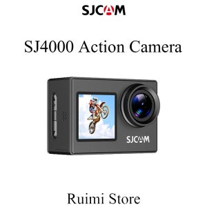 SJCAM SJ4000 액션 카메라 듀얼 스크린 SJ4000 에어 4K 울트라 HD 수중 카메라 WiFi 디지털 카메라 Vlog 카메라 미니
