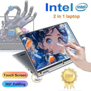 휴대용 2-in-1 노트북 컴퓨터 인텔 코어 i7-8500Y / N4020 11.6인치 터치스크린 노트북 윈도우 11 Pro 태블릿 PC 컴퓨터