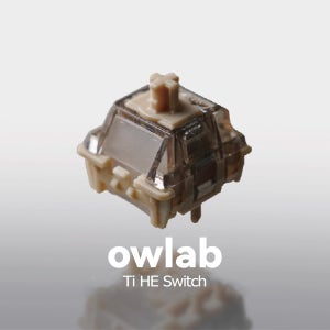 Owlab Ti HE 자기 스위치 홀 효과 스위치 Wooting 60 /Made68/ MAD 60 HE / ATK 게임용 키보드 용 40/50gf 키보드 스위치