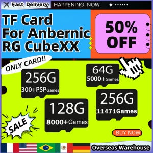 Anbernic RG CubeXX TF 카드 플러그 앤 플레이 레트로 게임 카드 메모리, 휴대용 게임 시스템 카드, 남성용 생일 선물, 사전 설치