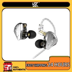 KZ ZSX 터미네이터 메탈 헤드셋 5BA+1DD 하이브리드 12 드라이버 HIFI 베이스 이어버드 인이어 모니터 노이즈 캔슬링 이어폰