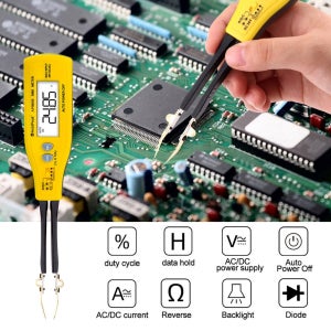 HOLDPEAK 990B 전문 디지털 멀티미터 스마트 테스터 디지털 SMD 미터 휴대용 저항 커패시턴스 4000 카운트 테스터