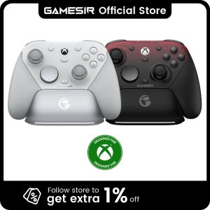 GameSir G7 Pro Xbox 시리즈 X | S 컨트롤러 - TMR 스틱, 홀 이펙트 트리거, 1000Hz 폴링, 6축 자이로, 충전 스테이션