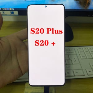 삼성 S20 플러스 LCD 터치 스크린용 결함 있는 AMOLED G985F LCD, S20 플러스 SM-G985A G985U G986F/DS 디스플레이용 프레임 없음