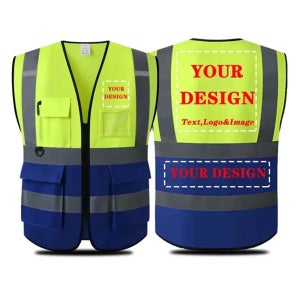 S-5XL 안전 조끼 건설 노동자를 위한 작업복 안전 의류 Hi Vis 작업복 작업 조끼