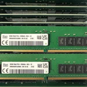 SK 하이닉스 DDR4 32GB 2Rx8 3200AA PC4 3200MHz ECC REG RDIMM RAM 32G 서버 메모리