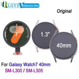 Samsung Galaxy Watch 7 40mm SM-L300 SM-L305용 오리지널 슈퍼 AMOLED 스크린, 1.3인치 Watch7 디스플레이 터치 스크린 교체 부품