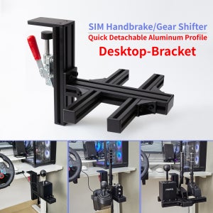 FANATEC SQ Thrustmaster TH8A TSSH Logitech G29 G923 MOZA HGP SGP PXN A7 용 데스크탑 장착 브래킷 Sim 레이싱 클립 테이블