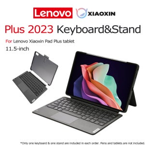 Lenovo 마그네틱 키보드 팩 스탠드 Xiaoxin Pad Plus 2023 코너 보호용 조절 가능 빠른 연결 대형 터치패드
