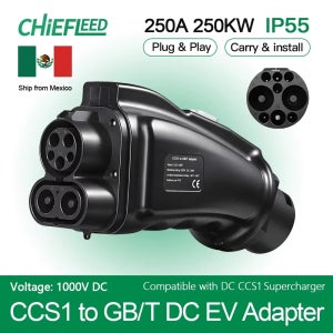 Chiefleed EVSE CCS1-GBT 전기차 충전 어댑터 (중국산 차량용 DC 고속 CCS-GBT 충전소 1000V 250KW 충전기)