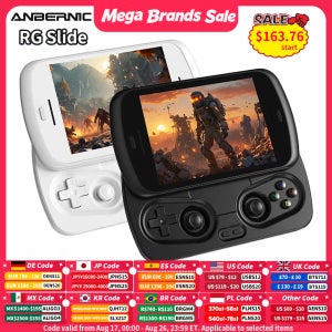 ANBERNIC RG 슬라이드 비디오 휴대용 게임 콘솔 4.7인치 LTPS 인셀 스크린 안드로이드 5000mAh WIFI FOTA 지원 1080p-DP 출력 스트리밍