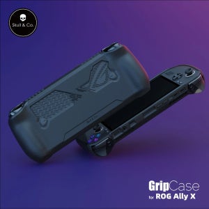 Skull & Co. GripCase Ally X 소프트 보호 케이스 ROG Ally X용 스탠드형 커버 쉘