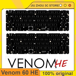 Geonworks Venom 60 HE 마그네틱 스위치 키보드 PCB 호환 GH60 Tofu60 Holy60 PC 게임 키보드 액세서리 맞춤 선물