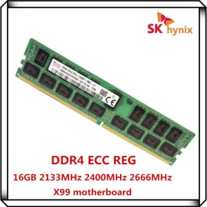 SK 하이닉스 DDR4 8GB 16GB 2133P 2400T 2666V 1Rx4 2RX4 PC4 2133MHz 2400MHz 2666 ECC REG RDIMM X99 RAM 32G