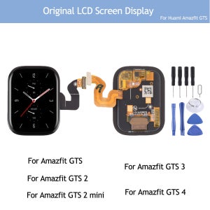 Huami Amazfit GTS 2 2 mini 3 4 스마트 워치 LCD 디스플레이용 LCD 스크린 및 디지타이저 전체 어셈블리