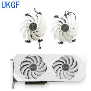 갤럭시 지포스 RTX 3060 3060ti 3070 3070ti EX 화이트 그래픽 카드용 새 상품 105MM 4핀 6핀 GFY10015H12SPA RTX3070 GPU 팬
