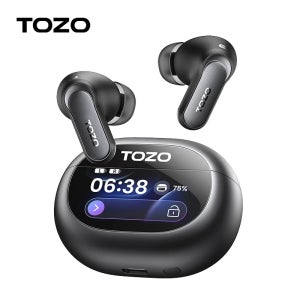 TOZO NC20 Pro 고해상도 이어버드 스마트 터치 스크린 컨트롤 LDAC 무선 블루투스 헤드셋 인이어 딥 베이스 몰입형 HiFi 사운드