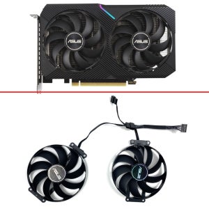87MM T 129215 ASUS 듀얼 RTX 3060 RTX 3060 TI 8G 미니 V2 LHR 그래픽 팬용 SU DC12V 0.5A RTX3060 RTX3060TI 6핀 그래