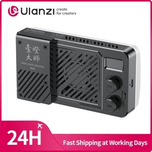Ulanzi P40 RGB / P40 Bi 40W 비디오 라이트 사진용 냉각 팬이 있는 휴대용 필 라이트 라이브 Vlog