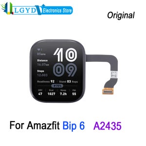 Amazfit Bip 6 A2435, Bip6 시계 디스플레이 터치 스크린 수리 교체 부품용 1.97인치 AMOLED LCD 화면