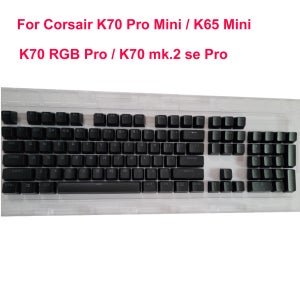 Corsair K100 K70 RGB TKL K70 프로 미니 K65 미니 K70 RGB 프로 K70 mk.2 se 프로 기계식 키보드용 PBT 키캡, 104 개