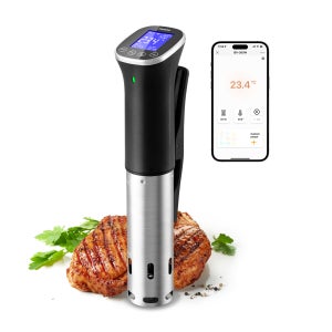 INKBIRD ISV-300W 와이파이 수비드머신, EU 플러그, IPX7 방수 수비드 쿠커 앱 리모컨, 레시피 알람 포함, 220V