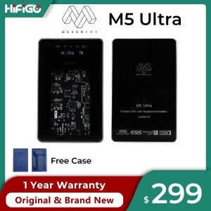 Musehifi M5 울트라 고해상도 휴대용 블루투스 USB DAC 및 AMP ES9038Q2M 칩셋 진공관 디스플레이 화면 헤드폰 앰프