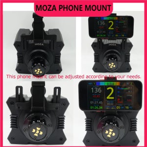 SIMPUSH 범용 조정 가능한 전화 홀더 마운트 스탠드 MOZA R5 R3 R9 R12 FANATEC 베이스와 호환 가능 - 쉬운 설치