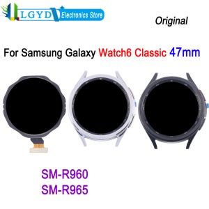 Samsung Galaxy Watch6 Classic 47mm SM-R960 SM-R965 Smartwatch 디스플레이 터치 스크린 교체 용 기존 슈퍼 AMOLED 화면