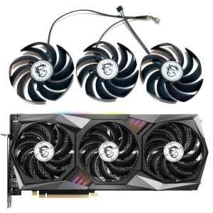 새로운 MSI RTX 3060TI, 3070 Gaming X Trio 냉각 팬, MSI RTX 3070TI, 3080, 3080TI, 3090 Gaming X Trio 비디오 카드