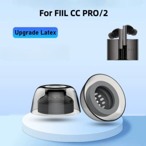 FIIL CC PRO2 용 라텍스 이어팁, 부드러운 실리콘 이어버드, 미끄럼 방지, 알레르기 방지 이어 패드, cc 프로 이어폰 케이스, 소음 감소 커버
