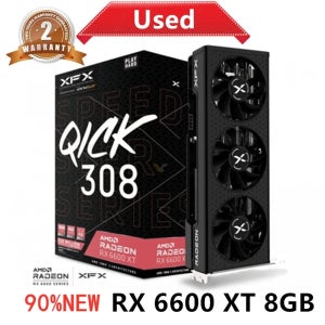XFX RX 6600 XT 6600XT RX6600 XT 8GB 그래픽 카드 AMD GPU Radeon RX6600XT RX6600 XT GDDR6 비디오 카드 데스크탑 PC 컴퓨