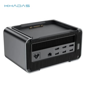Khadas Mind 그래픽 카드 RTX 4060 Ti 데스크탑 GPU, 16GB GDDR6, 노트북용 스피커가 포함된 외부 GPU 도크, Thunderbolt 4/3, USB4