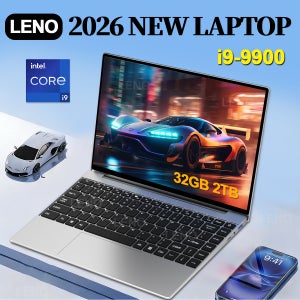 LENO 2026 신형 14.1인치 노트북 인텔 코어 i9-9900 32GB 2TB 게이밍 컴퓨터 PC 윈도우11 게이머 오피스 울트라 슬림 노트북 1920*1080