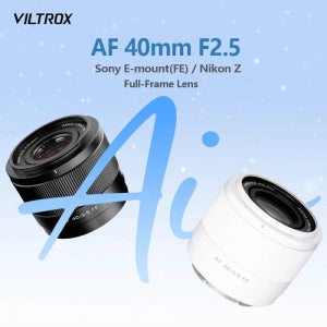 VILTROX 40mm F2.5 소니 E 마운트 니콘 Z 마운트 카메라 렌즈 풀프레임 자동 초점 인물 브이로그 렌즈 (니콘 Zf Zfc Z6 Z7 Z8 호환)