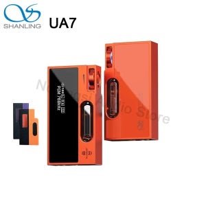SHANLING UA7 휴대용 USB DAC AMP 헤드폰 앰프 하이엔드 튜브 플레이버링 디코딩 ESS ES9069 Hi-Fi 3.5mm 4.4mm 출력