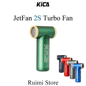 KICA JetFan 2S 터보 선풍기 미니 소형 선풍기, 휴대용 야외 휴대용 선풍기